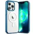 thumbnail image 1 of JETech Magnetic Case for iPhone 13 Pro Max 6.7-Inch Compatible with MagSafe Wireless Charging, Shockproof Phone Bumper Cover, Anti-Scratch Clear Back (Navy), 1 of 7