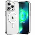 thumbnail image 1 of JETech Magnetic Case for iPhone 14 Pro Max 6.7-Inch Compatible with MagSafe Wireless Charging, Shockproof Phone Bumper Cover, Anti-Scratch Clear Back (Clear), 1 of 7