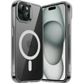 thumbnail image 1 of JETech Magnetic Case for iPhone 15 Plus 6.7-Inch Compatible with MagSafe Wireless Charging, Shockproof Phone Bumper Cover, Anti-Scratch Clear Back (Black), 1 of 6
