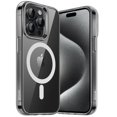 thumbnail image 1 of JETech Magnetic Case for iPhone 15 Pro 6.1-Inch Compatible with MagSafe Wireless Charging, Shockproof Phone Bumper Cover, Anti-Scratch Clear Back (Black), 1 of 7