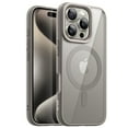thumbnail image 1 of JETech Magnetic Case for iPhone 16 Pro 6.3-Inch Compatible with MagSafe, Shockproof Phone Bumper Cover, Solid Color Matte TPU Frame, Anti-Scratch Clear Back (Natural Titanium), 1 of 6