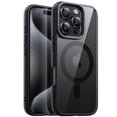 thumbnail image 1 of JETech Magnetic Case for iPhone 16 Pro Max 6.9-Inch Compatible with MagSafe, Shockproof Phone Bumper Cover, Solid Color Matte TPU Frame, Anti-Scratch Clear Back (Black), 1 of 6
