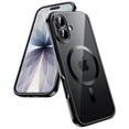 thumbnail image 1 of JETech Magnetic Case for iPhone 17 6.3-Inch, Full Camera Lens Protection, Compatible with MagSafe, Soft Electroplated TPU Frame with Hard Clear PC Back, Shockproof Phone Cover (Black), 1 of 5
