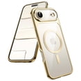 thumbnail image 1 of JETech Magnetic Case for iPhone Air, Full Camera Lens Protection, Compatible with MagSafe, Soft Electroplated TPU Frame with Hard Clear PC Back, Shockproof Phone Cover, 6.5-Inch Display (Gold), 1 of 5