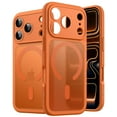 thumbnail image 1 of JETech Magnetic Case for iPhone 17 Pro 6.3-Inch Compatible with MagSafe, Camera Lens Full Protection, Translucent Matte Back Slim Minimalist Shockproof Phone Cover (Orange), 1 of 5