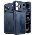 thumbnail image 1 of JETech Magnetic Case for iPhone 17 Pro 6.3-Inch Compatible with MagSafe, Camera Lens Full Protection, Translucent Matte Back Slim Minimalist Shockproof Phone Cover (Dark Blue), 1 of 5
