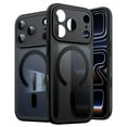 thumbnail image 1 of JETech Magnetic Case for iPhone 17 Pro 6.3-Inch Compatible with MagSafe, Shockproof Slim Phone Cover with Built-in Camera Control Button, Matte Translucent Back (Black), 1 of 6