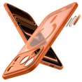 thumbnail image 1 of JETech Magnetic Case for iPhone 17 Pro 6.3-Inch Compatible with MagSafe, Shockproof Slim Phone Cover with Built-in Camera Control Button, Matte Translucent Back (Orange), 1 of 6