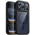 thumbnail image 1 of JETech Magnetic Case for iPhone 17 Pro Max 6.9-Inch Compatible with MagSafe, Shockproof Phone Bumper Cover, Solid Color Matte TPU Frame, Anti-Scratch Clear Back (Black), 1 of 5