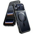 thumbnail image 1 of JETech Magnetic Case for iPhone 17 Pro Max 6.9-Inch, Compatible with MagSafe, Soft Electroplated TPU Frame with Hard Clear PC Back, Shockproof Phone Cover (Black), 1 of 5