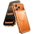 thumbnail image 1 of JETech Magnetic Case for iPhone 17 Pro Max 6.9-Inch, Compatible with MagSafe, Soft Electroplated TPU Frame with Hard Clear PC Back, Shockproof Phone Cover (Orange), 1 of 5