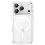 JETech Magnetic Glitter Case for iPhone 18 Pro Max |Compatible with MagSafe, Sparkle Bling Clear