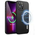 thumbnail image 1 of JETech Magnetic Silicone Case for iPhone 13 Pro 6.1-Inch, Compatible with MagSafe, Phone Cover with Camera Lens Full Protection (Black), 1 of 6