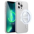 thumbnail image 1 of JETech Magnetic Silicone Case for iPhone 13 Pro 6.1-Inch, Compatible with MagSafe, Phone Cover with Camera Lens Full Protection (Light Grey), 1 of 6