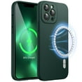 thumbnail image 1 of JETech Magnetic Silicone Case for iPhone 13 Pro Max 6.7-Inch, Compatible with MagSafe, Phone Cover with Camera Lens Full Protection (Midnight Green), 1 of 6