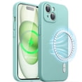 thumbnail image 1 of JETech Magnetic Silicone Case for iPhone 15 6.1-Inch, Compatible with MagSafe, Phone Cover with Camera Lens Full Protection (Bright Blue), 1 of 6