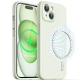 thumbnail image 1 of JETech Magnetic Silicone Case for iPhone 15 Plus 6.7-Inch, Compatible with MagSafe, Phone Cover with Camera Lens Full Protection (Green), 1 of 6