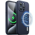 thumbnail image 1 of JETech Magnetic Silicone Case for iPhone 15 Pro Max 6.7-Inch, Compatible with MagSafe, Phone Cover with Camera Lens Full Protection (Blue), 1 of 6