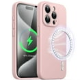 thumbnail image 1 of JETech Magnetic Silicone Case for iPhone 15 Pro Max 6.7-Inch, Compatible with MagSafe, Phone Cover with Camera Lens Full Protection (Pink), 1 of 6