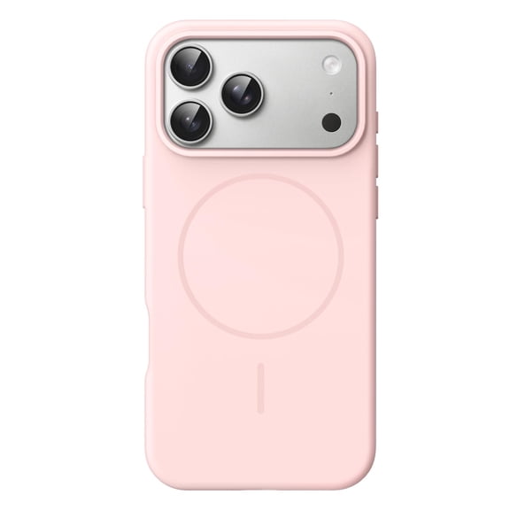 JETech Magnetic Silicone Case for iPhone 18 Pro |Compatible with MagSafe, Silky Soft Touch (Light Pink)