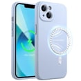 thumbnail image 1 of JETech Magnetic Silicone Case for iPhone 13 6.1-Inch, Compatible with MagSafe, Silky-Soft Touch Phone Cover with Camera Lens Full Protection (Light Blue), 1 of 6