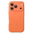 thumbnail image 1 of JETech Magnetic Silicone Case for iPhone 17 Pro Max, Compatible with MagSafe, Silky Touch (Orange), 1 of 7