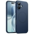 thumbnail image 1 of JETech Magnetic Silicone Case for iPhone 17 6.3-Inch, Compatible with MagSafe, Silky Soft Touch (Navy Blue), 1 of 6