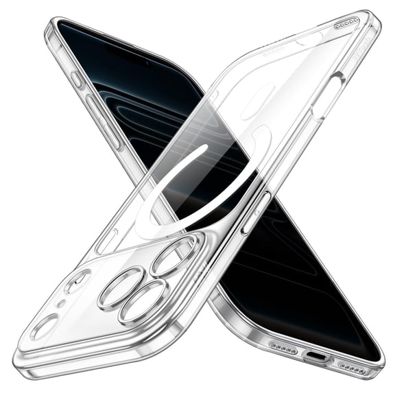 JETech Magnetic Slim Case for iPhone 18 Pro |Compatible with MagSafe, Ultra-Thin (Clear)