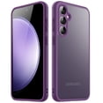 thumbnail image 1 of JETech Matte Case for Samsung Galaxy S23 FE 6.4-Inch with Upgraded Camera Protection, Translucent Frosted Matte Back Shockproof Protective Phone Cover (Deep Purple), 1 of 6