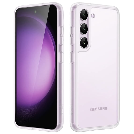 JETech Matte Case for Samsung Galaxy S23+ / S23 Plus 5G 6.6-Inch, Frosted Translucent Back Protective Slim Phone Cover, Anti-Fingerprints (Frosted Clear)