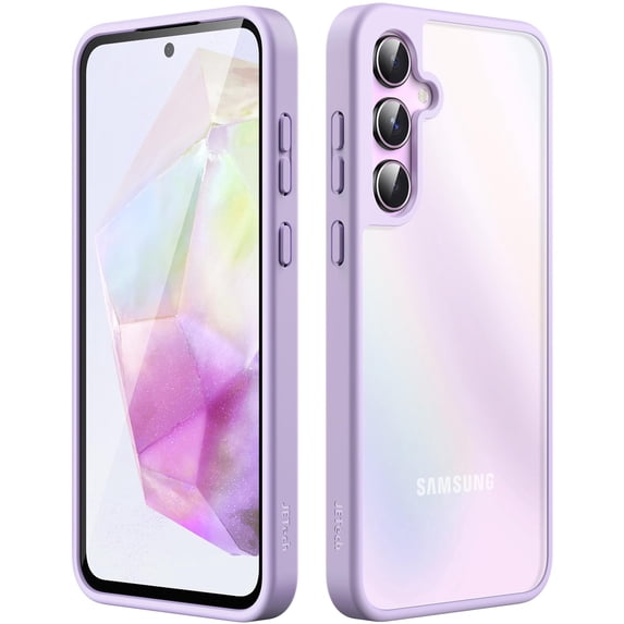 JETech Matte Case for Samsung Galaxy A35 5G, Frosted Translucent Back Protective Slim Phone Cover, Anti-Fingerprints (Purple)