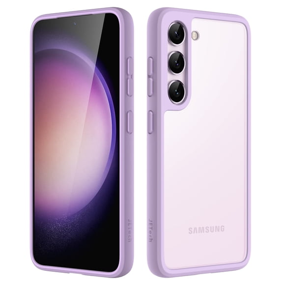 JETech Matte Case for Samsung Galaxy S23 5G 6.1-Inch, Frosted Translucent Back Protective Slim Phone Cover, Anti-Fingerprints (Lilac)