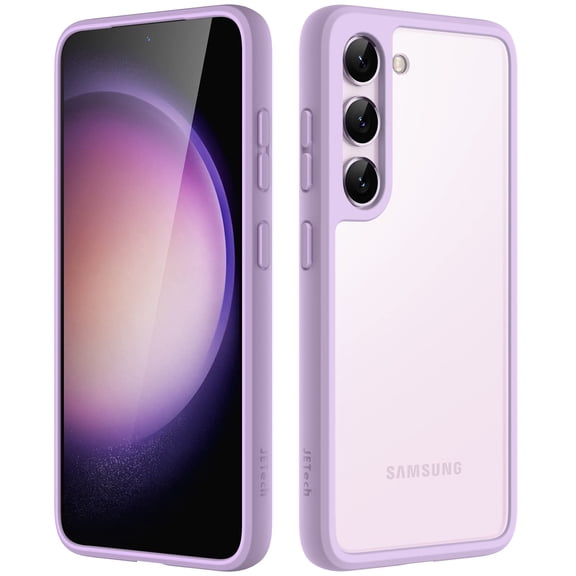JETech Matte Case for Samsung Galaxy S23+ / S23 Plus 5G 6.6-Inch, Frosted Translucent Back Protective Slim Phone Cover, Anti-Fingerprints (Lilac)