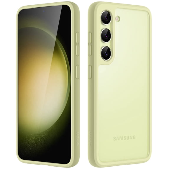 JETech Matte Case for Samsung Galaxy S23+ / S23 Plus 5G 6.6-Inch, Frosted Translucent Back Protective Slim Phone Cover, Anti-Fingerprints (Lime)