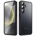 thumbnail image 1 of JETech Matte Case for Samsung Galaxy S24 5G, Frosted Translucent Back Protective Slim Phone Cover, Anti-Fingerprints (Black), 1 of 6