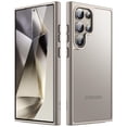 thumbnail image 1 of JETech Matte Case for Samsung Galaxy S24 Ultra 5G, Frosted Translucent Back Protective Slim Phone Cover, Anti-Fingerprints (Titanium Grey), 1 of 6
