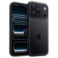 thumbnail image 1 of JETech Matte Case for iPhone 18 Pro Max |Frosted Translucent Back, Drop Protection (Black), 1 of 7