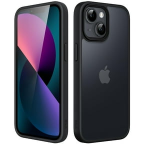 JETech Matte Case for iPhone 13 Mini 5.4-Inch, Shockproof Military Grade Drop Protection, Frosted Translucent Back Phone Cover, Anti-Fingerprint (Black)