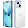 thumbnail image 1 of JETech Matte Case for iPhone 13 Mini 5.4-Inch, Shockproof Military Grade Drop Protection, Frosted Translucent Back Phone Cover, Anti-Fingerprint (Sky Blue), 1 of 6
