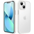 thumbnail image 1 of JETech Matte Case for iPhone 13 Mini 5.4-Inch, Shockproof Military Grade Drop Protection, Frosted Translucent Back Phone Cover, Anti-Fingerprint (Starlight), 1 of 6