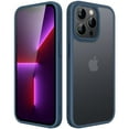 thumbnail image 1 of JETech Matte Case for iPhone 13 Pro Max 6.7-Inch, Shockproof Military Grade Drop Protection, Frosted Translucent Back Phone Cover, Anti-Fingerprint (Storm Blue), 1 of 6