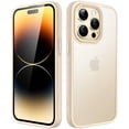 thumbnail image 1 of JETech Matte Case for iPhone 14 Pro Max 6.7-Inch, Shockproof Military Grade Drop Protection, Frosted Translucent Back Phone Cover, Anti-Fingerprint (Light Gold), 1 of 6
