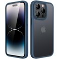 thumbnail image 1 of JETech Matte Case for iPhone 14 Pro Max 6.7-Inch, Shockproof Military Grade Drop Protection, Frosted Translucent Back Phone Cover, Anti-Fingerprint (Storm Blue), 1 of 6