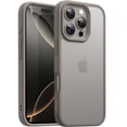thumbnail image 1 of JETech Matte Case for iPhone 16 Pro Max 6.9-Inch, Shockproof Military Grade Drop Protection, Frosted Translucent Back Phone Cover, Anti-Fingerprint (Natural Titanium), 1 of 6
