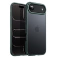 thumbnail image 1 of JETech Matte Case for iPhone 17 Air, Shockproof Military Grade Drop Protection, Frosted Translucent Back Minimalist Phone Cover, Anti-Fingerprint (Dark Green), 1 of 6