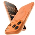 thumbnail image 1 of JETech Matte Case for iPhone 17 Pro 6.3-Inch Compatible with MagSafe, Camera Lens Full Protection, Shockproof Translucent Frosted TPU Soft Phone Cover (Orange), 1 of 6