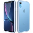 thumbnail image 1 of JETech Matte Case for iPhone XR 6.1-Inch, Shockproof Military Grade Drop Protection, Frosted Translucent Back Phone Cover, Anti-Fingerprint (Sky Blue), 1 of 6