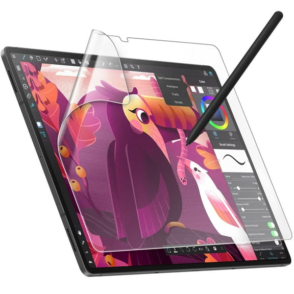 JETech Paper Screen Protector for Samsung Galaxy Tab S9 Ultra 14.6-Inch, Anti-Glare, Matte PET Film for Drawing, 1-Pack