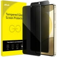 thumbnail image 1 of JETech Privacy Screen Protector for Samsung Galaxy S24 5G 6.2-Inch, Anti-Spy Tempered Glass Film, Fingerprint ID Compatible, 2-Pack, 1 of 7
