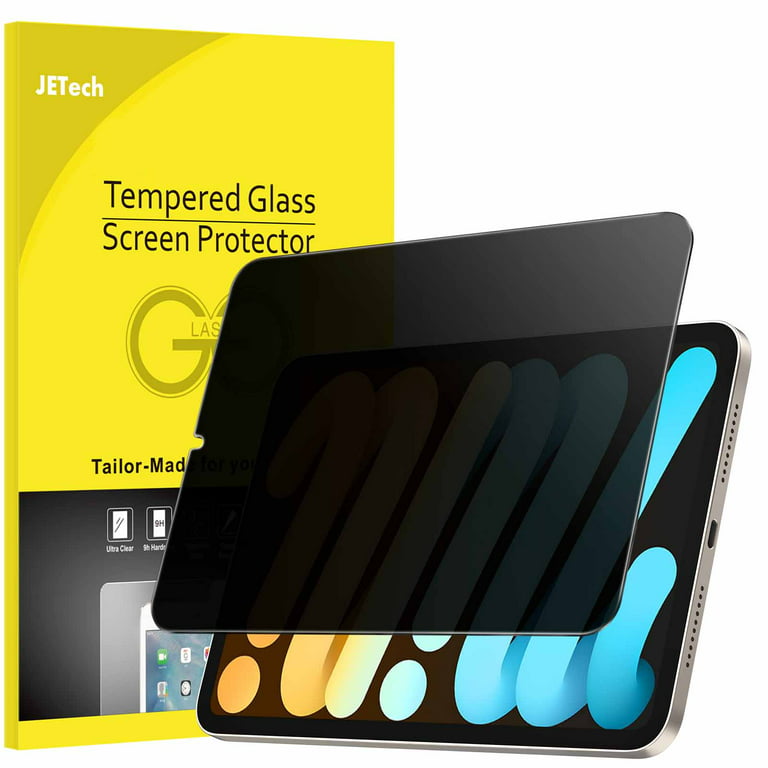 JETech Privacy Screen Protector for iPad mini 6 (8.3-Inch, 2021 Model, 6th  Generation), Anti-Spy Tempered Glass Film 